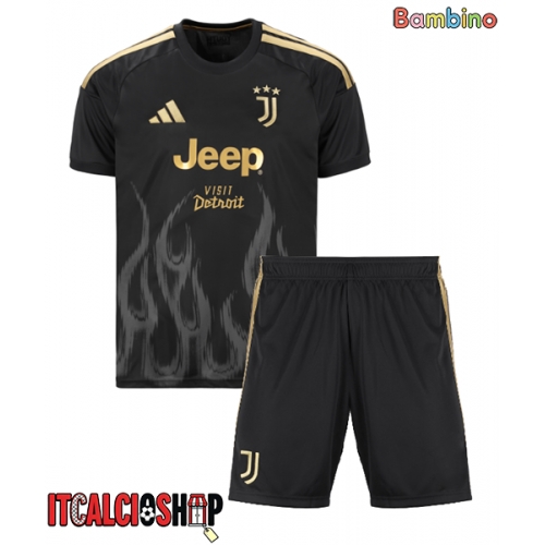 Juventus Gleison Bremer #3 Terza Maglia Bambino 2026-27 Manica Corta (+ Pantaloni corti)